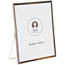 Fotoram DKD Home Decor Silvrig Metall 21 x 2 x 26 cm Traditionell