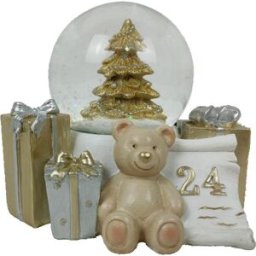 Julgranskula DKD Home Decor Harts Björn (11 x 9 x 9 cm) (2 antal)