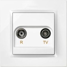 Antennuttag för TV och radio Simon Plast