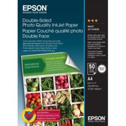 Epson Dubbelsidigt Foto - Tvåsidigt Fotopapper, A4, 50 Ark