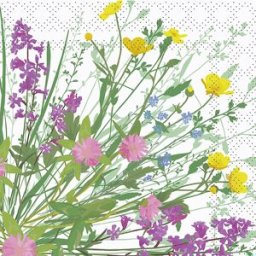 HUHTAMAKI Servett Flora 2-lags 25x25cm 20/fp