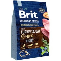 Brit Premium By Nature Dog Light Turkey & Oat