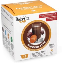 Mitac Dolce Vita Ciocco Latte - Mælkechokolade - 12 kapslar till