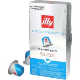Nespresso illy Koffeinfri Espresso - 10 kapslar till