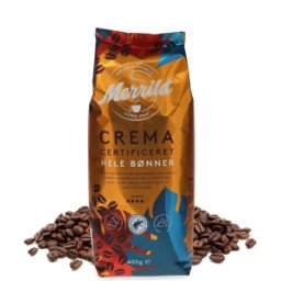 Merrild Crema - 400g kaffebönor
