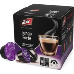 Dolce Gusto Café René Lungo Forte - 16 kapslar till