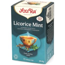 Yogi Tea Licorice Mint - 17 påsar te