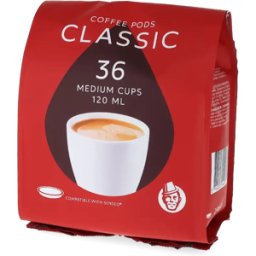 Senseo Kaffekapslen Classic (medium kopp) - 36 pads till