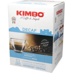 Nespresso Kimbo Koffeinfritt - 50 kapslar till
