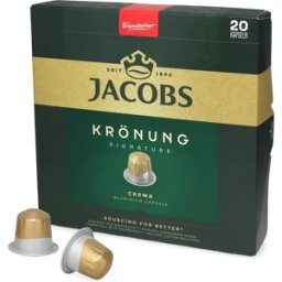 Nespresso Jacobs Krönung Crema - 20 kapslar till