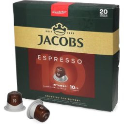 Nespresso Jacobs Espresso 10 Intenso - 20 kapslar till