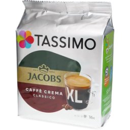 Tassimo Jacobs Caffè Crema Classico XL - 16 kapslar till