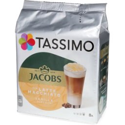Tassimo Jacobs Vanilla Latte Macchiato - 16 kapslar till