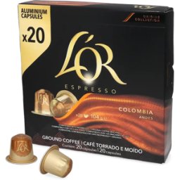 Nespresso L'OR Colombia - 20 kapslar till