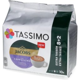 Tassimo Jacobs Choco Cappuccino - 10 kapslar till