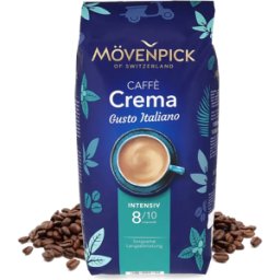 Mövenpick Caffè Crema - Gusto Italiano - 1 kg kaffebönor