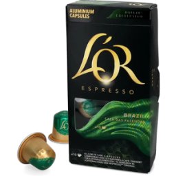 Nespresso L'OR Brazil - 10 kapslar till