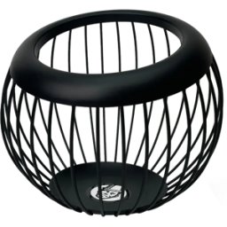 Kaffekapslen Kaffekapselhållare (svart) - 21 x 19 CM Steel
