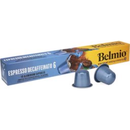 Nespresso Belmio Koffeinfri Espresso - 10 kapslar till
