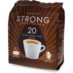 Senseo Kaffekapslen Strong (Stor Kopp) - 20 Pads til
