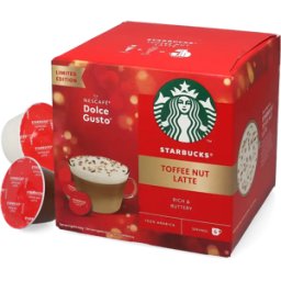 Dolce Gusto Starbucks Toffee Nut Latte - 12 kapslar till