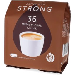 Senseo Kaffekapslen Strong (medium kopp) - 36 pads till