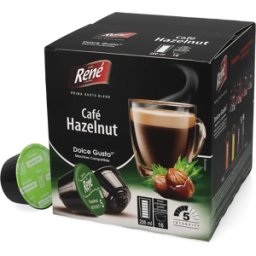 Dolce Gusto Café René Hasselnöt Café - 16 kapslar till