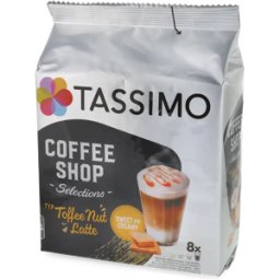 Tassimo Coffee Shop Selections Toffee Nut Latte - 16 kapslar till