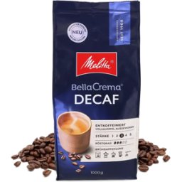 Melitta BellaCrema Koffeinfritt - 1 kg kaffebönor