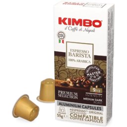 Nespresso Kimbo Espresso Barista 100% Arabica - 10 kapslar till