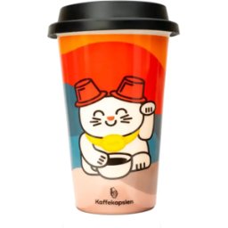 Kaffekapslen Katt Termomugg - Termomugg i keramik - 300 ml.