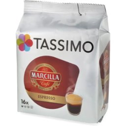 Tassimo Marcilla Espresso - 16 kapslar till