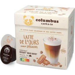 Dolce Gusto Columbus Speculoos Latte - 12 kapslar till