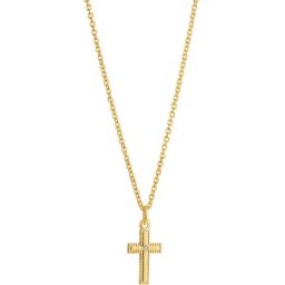 Top Gold silver kors guldpläterad 5256761540 diamant 0.01ct