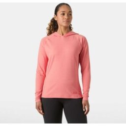 Helly Hansen Tyri Huvtröja Dam Rosa M Light Lav Moose Aop GrönM