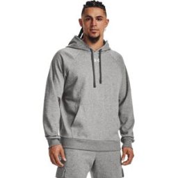 Under Armour Men's UA Rival Fleece Hoodie Castlerock Light Heather S
