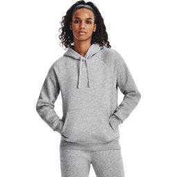 Under Armour Women's UA Rival Fleece Hoodie Mod Gray Light Heather XL