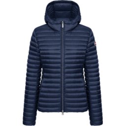 Colmar Women's Light Down Jacket With Hood Navy Blue 46 (EU 40)