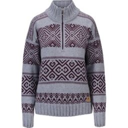 Dale of Norway Women's Rasletind Sweater Light Blue/Melange Wine M