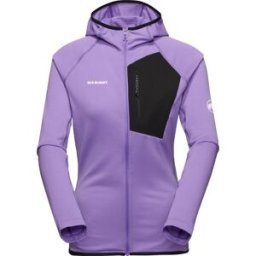 Mammut Women's Aenergy Light ML Hooded Jacket Lavandin-black M