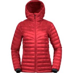 Bergans Women's Rabot Light Down Jacket Hood Fire Red XS