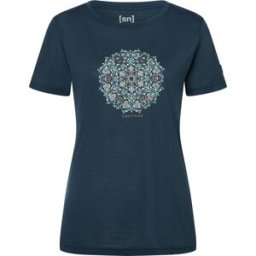 super.natural Women's Ornament Tee Blueberry/light Jade/copper XS
