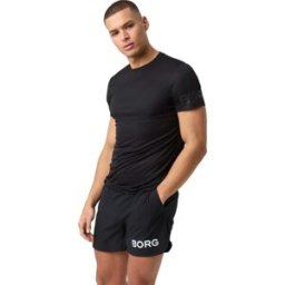 Björn Borg Men's Borg Light T-Shirt Black Beauty XL