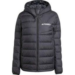 Adidas Women's Multi Light Down Hooded Jacket Black S