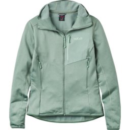 Rab Women's Ascendor Light Hoody Dark Fig Green 14