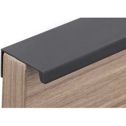 Härligt Hemma Infällt Handtag, Metall "Sencillo" Svart, 80, 120, 150, 200, 300...1200mm – 1200 Mm – 1200 Mm