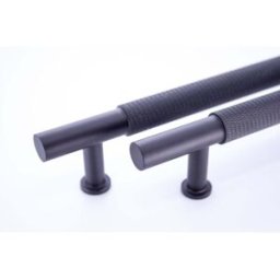 Härligt Hemma Handtag, Metallisk Aluminium, Svart "Robusto" 96, 128, 160 Och 192 Mm – 160mm – 160 Mm