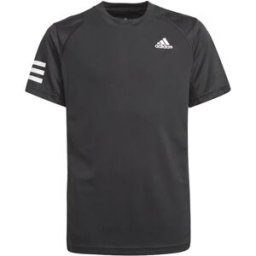 Adidas Club 3-Stripe Tee Boys Black, 140