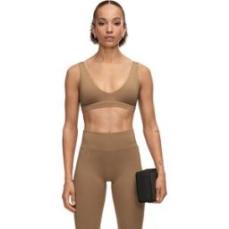 Casall Women's Soft Touch Padded Sports Bra Light Khaki S