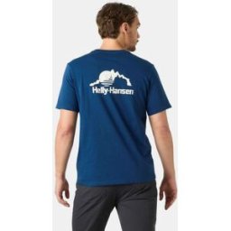 Helly Hansen Nord Graphic T-shirt Blå L Light Lav GrönL